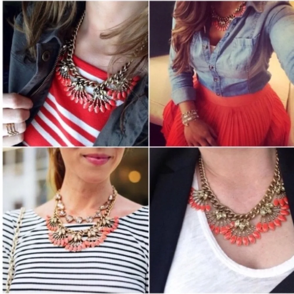 Stella & Dot Coral Cay Necklace - Picture 6 of 10